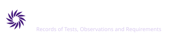 ROTOR — Records of Tests, Observations and Requirements